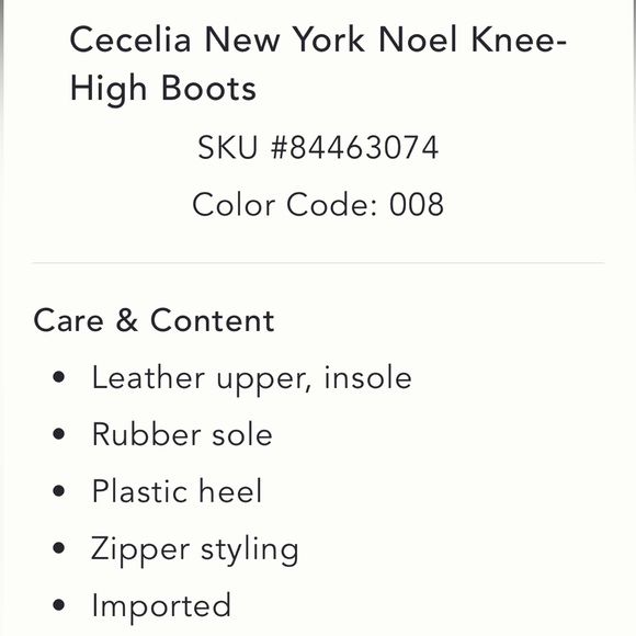 Anthropologie NWT Cecelia New York Noel Knee-High Boots size 6. - Picture 5 of 9